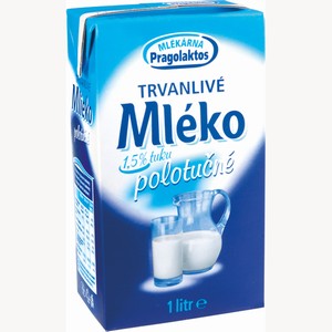 Mléko polotučné 1L